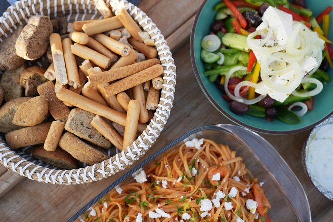 Luxury Catamaran Sunset Private & Greek Gastronomy in Athens - Greek food served at sea