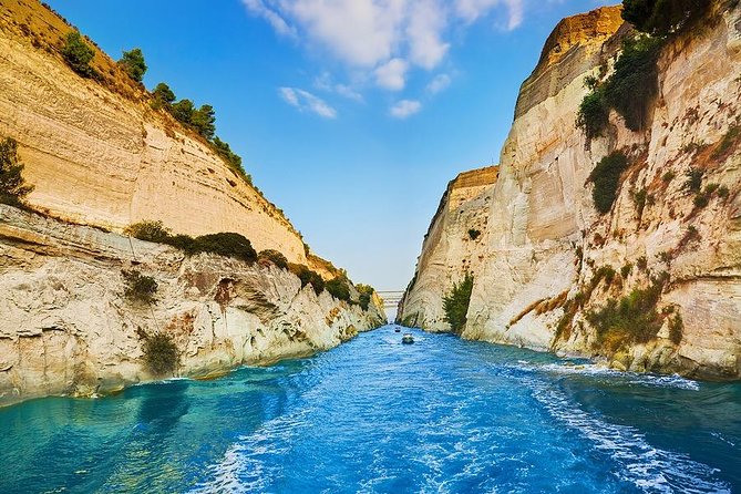 Mercedes Private Tour Corinth Canal-Ancient Nemea & Wine Tasting - Key points at a glance