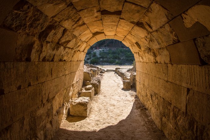 Mercedes Private Tour Corinth Canal-Ancient Nemea & Wine Tasting - The ancient stadium and the Panhellenic Games