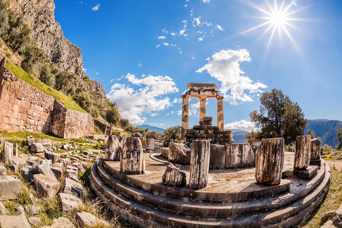 Mercedes Private Tour to Delphi and Arachova - The Tholos of Athena Pronaia, a ten-minute introduction