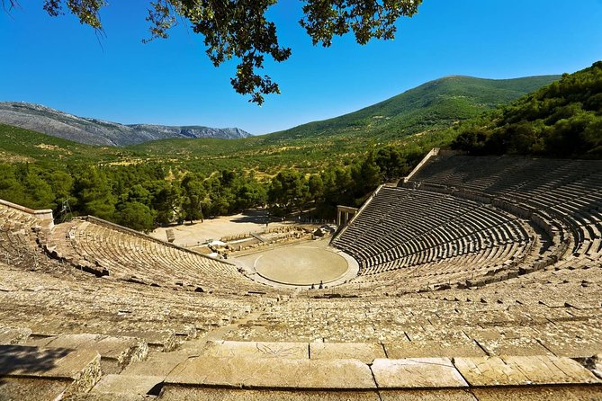 Mercedes Private Tour to Mycenae, Nafplio, Epidaurus Theater - Epidaurus Theater and its famous acoustics