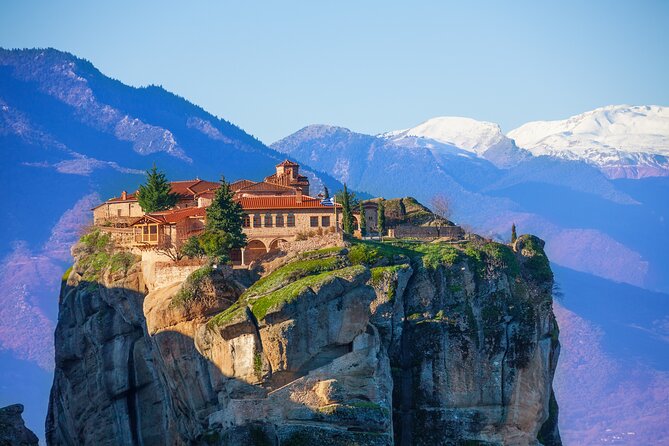 Meteora Day Trip with central Pick up & optional Lunch - The Badovas Hermit Caves near Kastraki