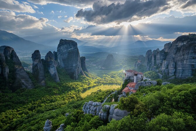 "Meteora Highlights: A Journey Among the Sky-High Monasteries" - The Athens departure and the long scenic road