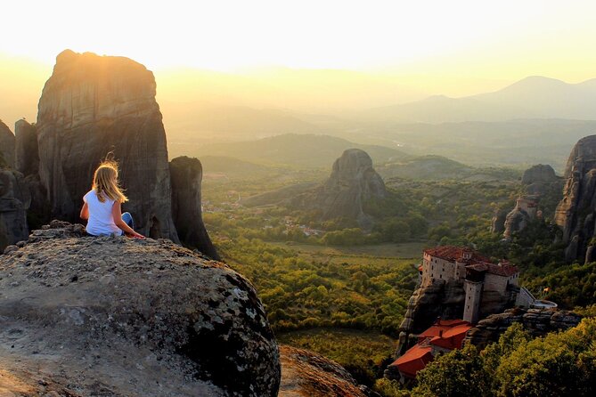 Meteora, monasteries & 130.000bc cave of theopetra prive - Varlaam for the finest views