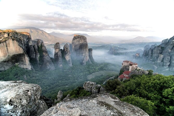 Meteora Monasteries & Caves DayTrip from Athens with Greek Lunch - Great Meteoron and Varlaam: the major monasteries