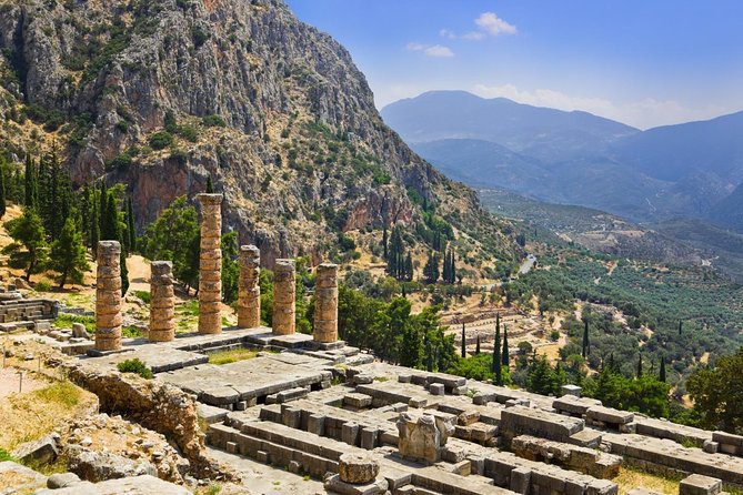 Mystical Delphi & Hosios Loukas Byzantine Wonder Luxury Day Tour - The Temple of Apollo and the sacred route uphill