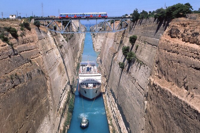 Nemea wine roads, The most famous wine tour in Greece - The Corinth Canal in a 15-minute stop