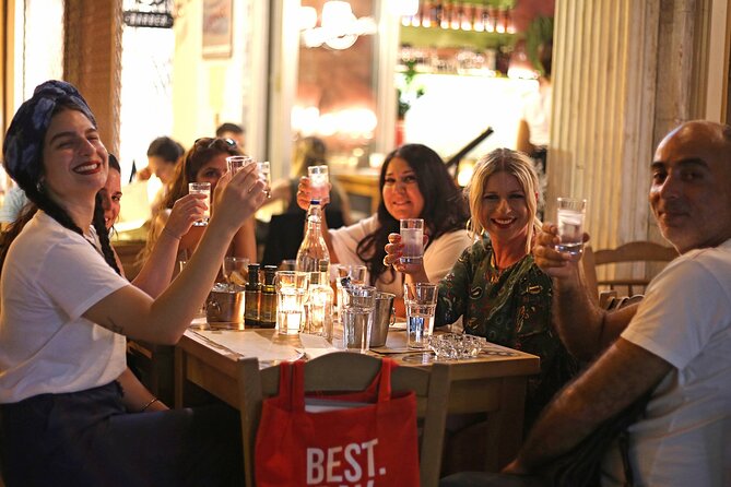 Nightlife Athens Tour inc. rooftops, tastings & 3 drinks - Athens after dark, with food in the middle of the walk