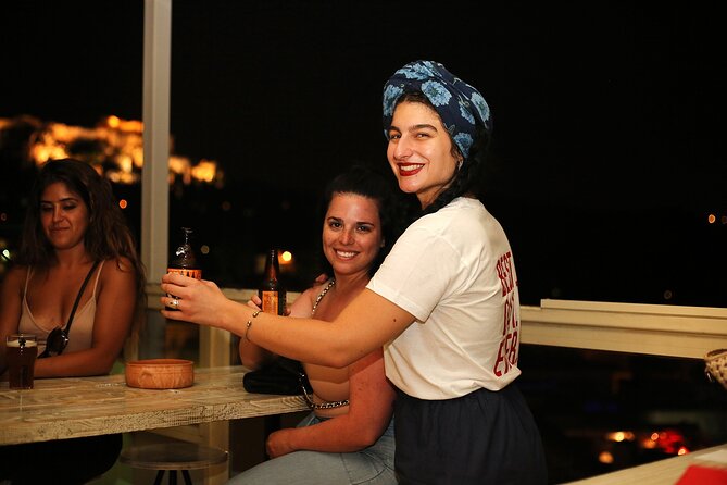 Nightlife Athens Tour inc. rooftops, tastings & 3 drinks - Monastiraki and the rooftop Acropolis view
