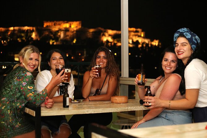 Nightlife Athens Tour inc. rooftops, tastings & 3 drinks - Psirri, back streets, and Athens nightlife