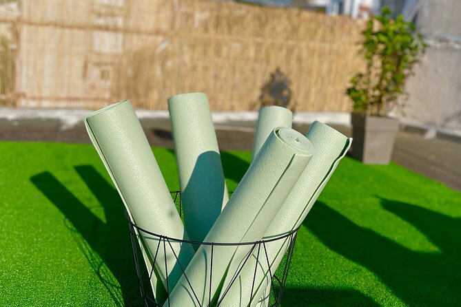 Outdoor Yoga and Pilates with Akropolis view - Fruit, tea, water, and the small details