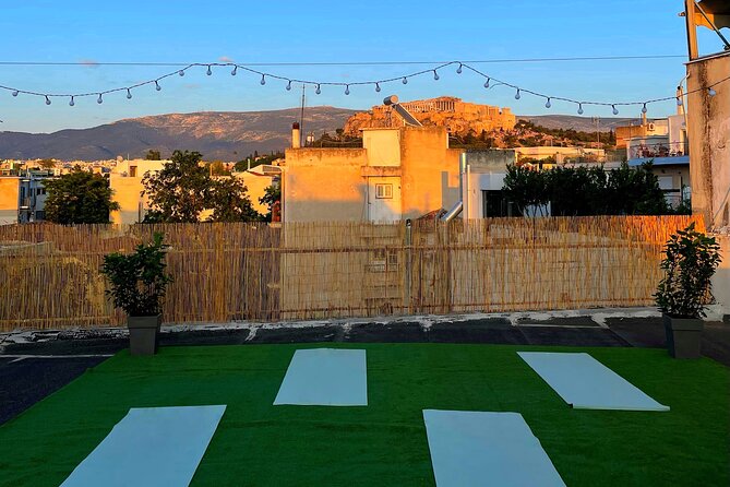Outdoor Yoga and Pilates with Akropolis view - Who will get the most from it
