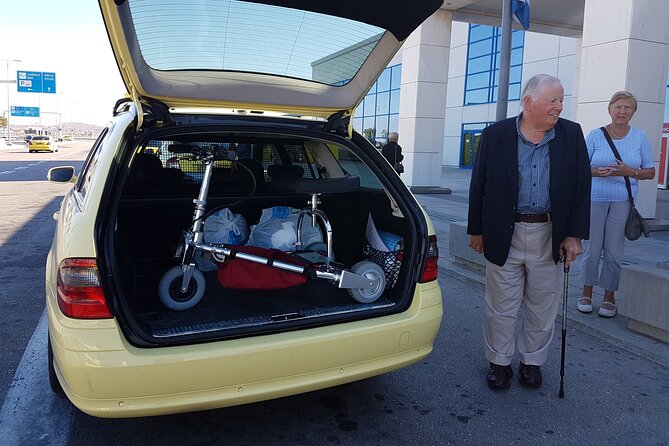 Piraeus Port & Marriott Transfer to Airport by Mercedes-Benz E Class Wagon - What this transfer does not include