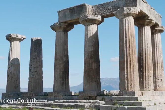 Private Biblical Apostle Paul steps in Ancient Corinth. - The Corinth Canal, a dramatic one-hour stop