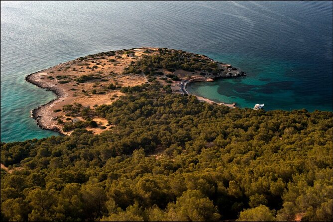 Private Boat Day-Trip to Angistri, Aegina and Moni - Moni Island in the afternoon