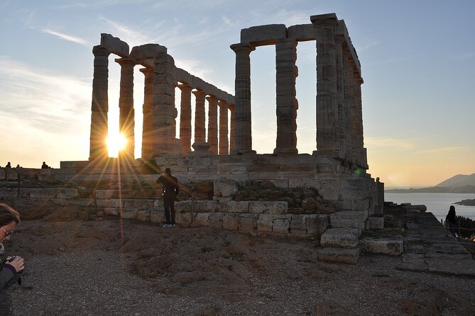 Private Cape Sounio Tour – Temple of Poseidon & Iconic Views - The Temple of Poseidon above the Aegean