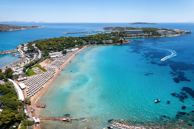 Private Sunset Cruise to Cape Sounio & Athenian Riviera - Leaving Athens behind at Anavyssos