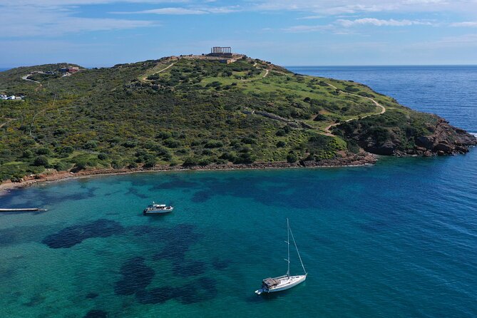 Private Sunset Cruise to Cape Sounio & Athenian Riviera - Patroklos and its quiet sandy beach