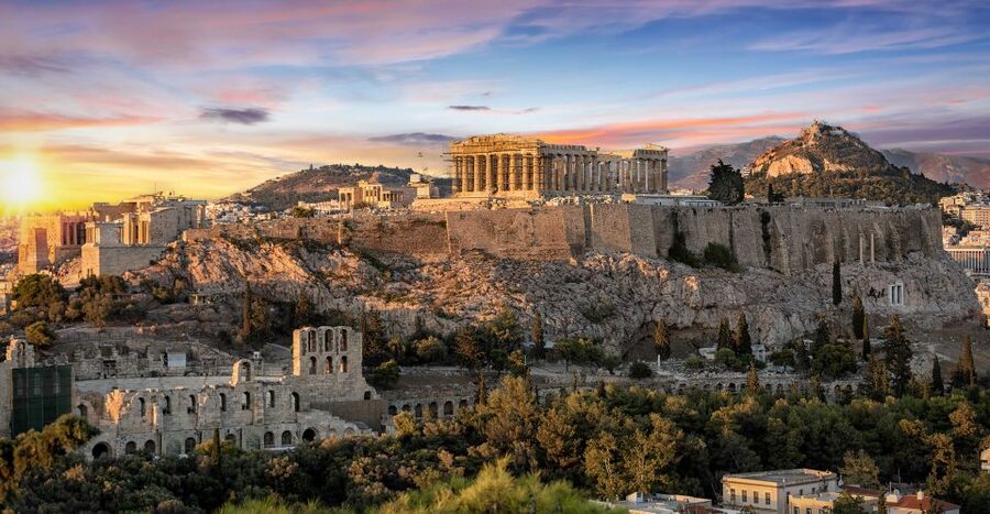 Private tour Athens, Cape Sounio, Temple Poseidon, Riviera - Mount Lycabettus gives you the city at a glance