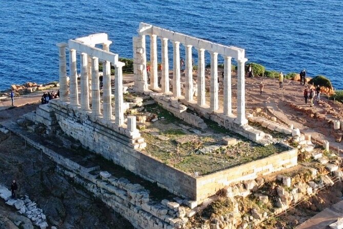Private tour in Poseidon Temple and Swim in Lake Vouliagmeni - The Temple of Poseidon at Cape Sounio