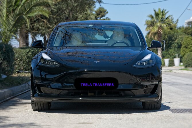 Private Transfer from Athens Airport to Athens City with Tesla - Meeting your driver inside Athens Airport
