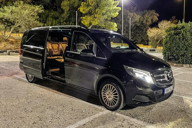 Private Transport Athens Airport to Athens Centre Hotels Vice Versa - What the Mercedes van means for a group of seven