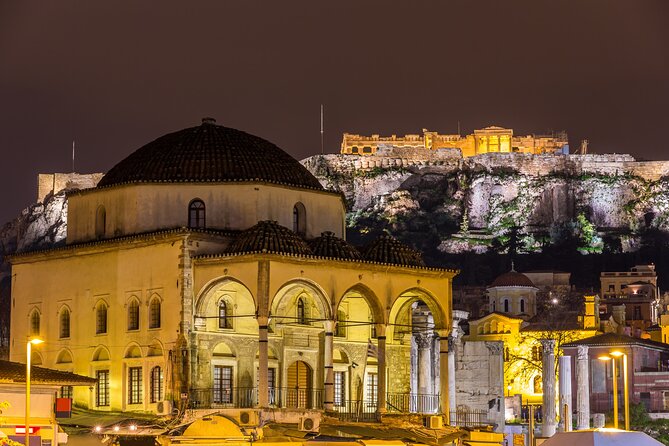 Sunset and Moonlight Private Night Tour of Athens - The Acropolis and its theaters from the night road