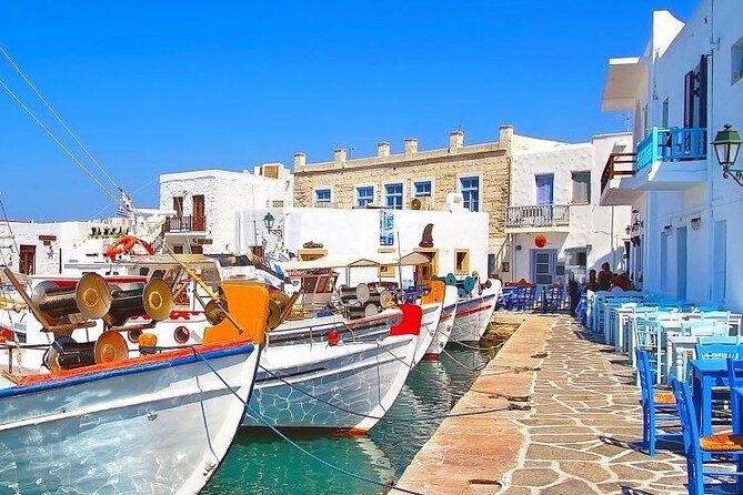 The Ultimate 11-Day Island Tour, Paros, Naxos, Mykonos, Santorini - Mykonos: wine, lunch, alleys, and Little Venice