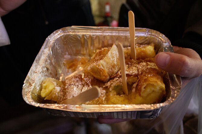 Traditional breakfast in markets with olive oil and honey tasting - Who will enjoy this Athens food walk most