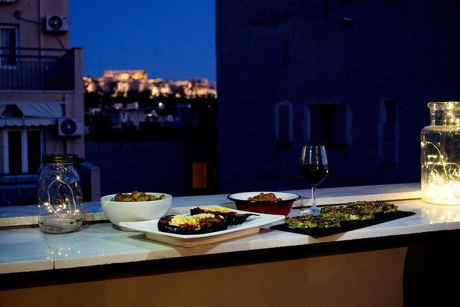Traditional Greek cooking class and lunch or dinner with an Acropolis view - Dessert, wine, and the meal you helped make
