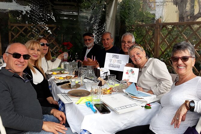 Treasure Hunt Around Acropolis— Private Group - Food, Ceremonies, and Optional Additions
