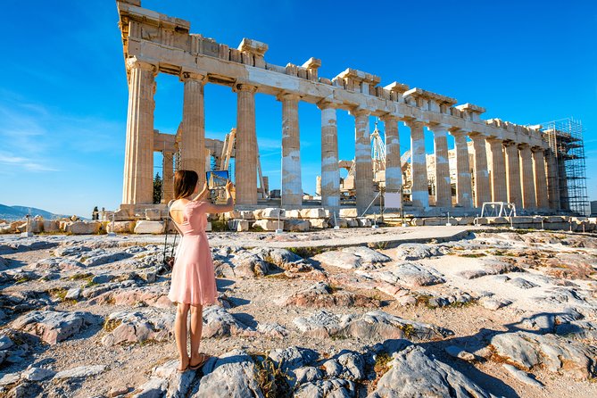 Visit Acropolis Parthenon & Private Luxury Sunset PoseidonTemple - Plaka and the Roman Agora slow the pace