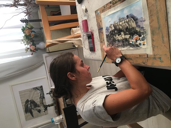 workshop for painting acropolis/landscape with local artist - Key points to know before booking