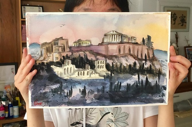 workshop for painting acropolis/landscape with local artist - Is $78.72 a fair price?
