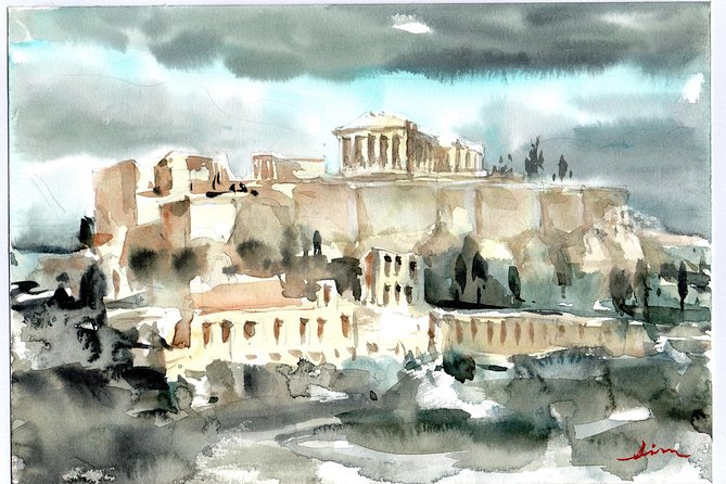 workshop for painting acropolis/landscape with local artist - Who will enjoy this most